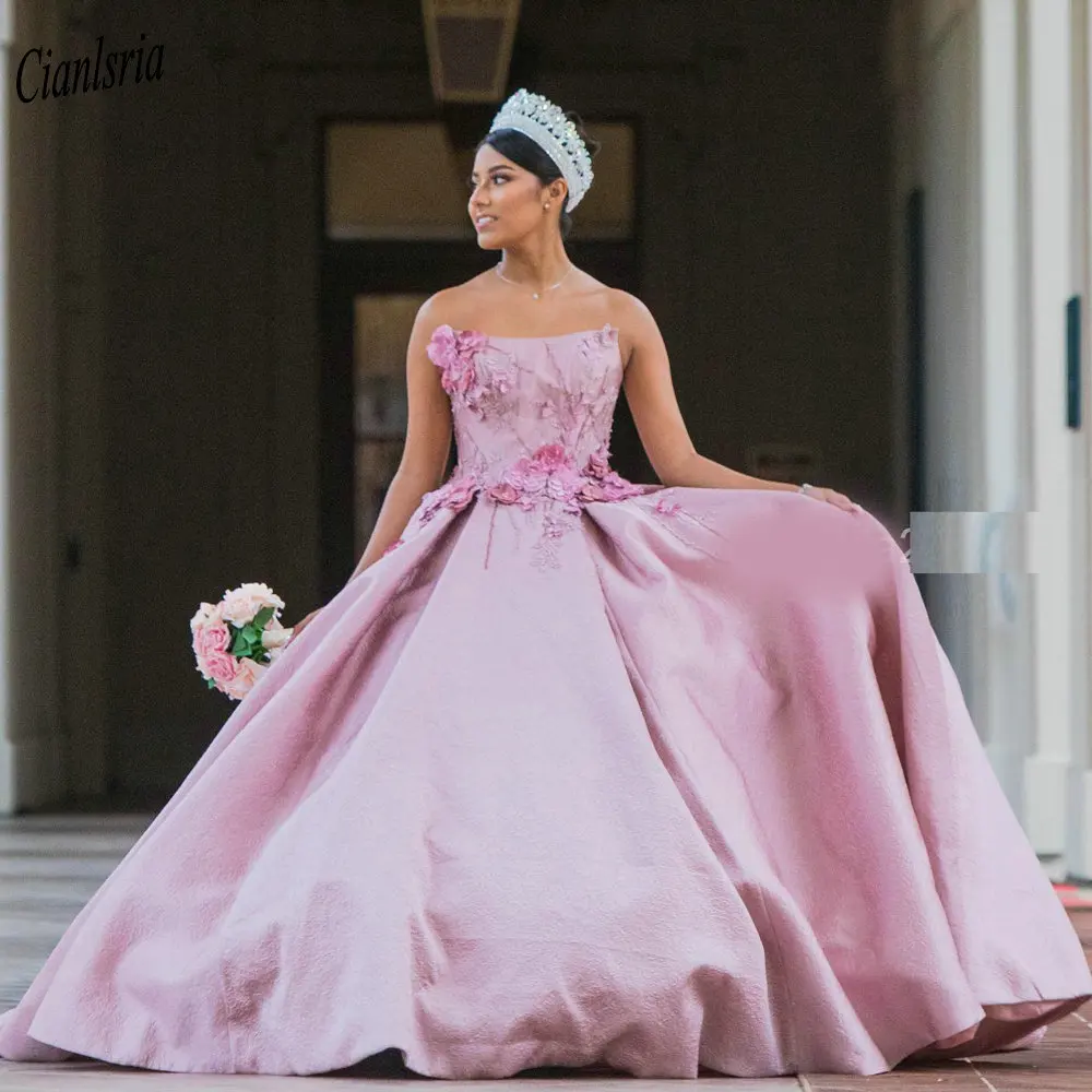 Розовое Бальное платье без бретелек, платья для Quinceanera ручной работы с цветочным бисером без рукавов, милое платье 16, платье для выпусквечерние вечера
Розовое Бальное платье без бретелек, платья для Quinceanera ручной работы с цветочным бисером без рукавов, милое платье 16, платье для выпусквечерние вечера