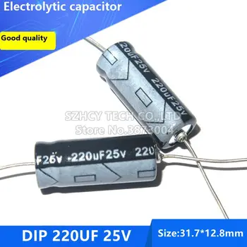 20pcs DIP 220UF 25V 31.7*12.8 Electrolytic capacitor
20pcs DIP 220UF 25V 31.7*12.8 Electrolytic capacitor