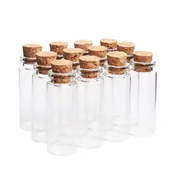 20PCS 12ml Transparent Wish Bottles Mini Glass Jars with Sealing Cork Stoppers for Weddings Message Wish Party
20PCS 12ml Transparent Wish Bottles Mini Glass Jars with Sealing Cork Stoppers for Weddings Message Wish Party