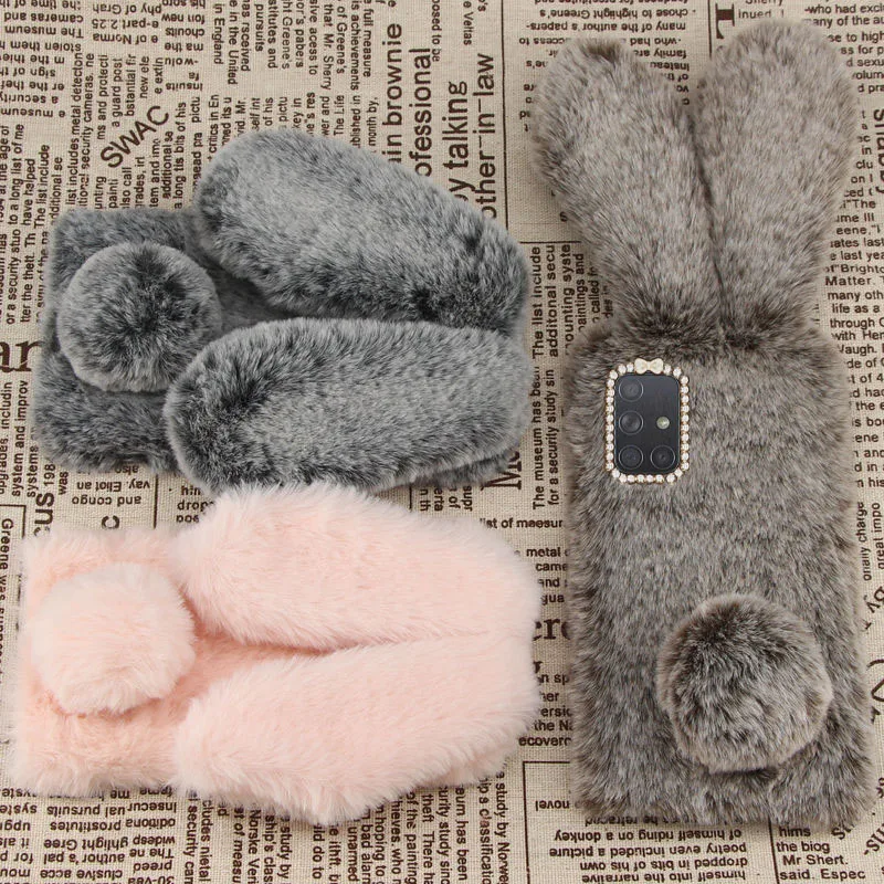 For SamSung A71 Case winter Keep warm Lovely Plush rabbit diamond Soft TPU shockproof Back Cover For SamSung A71 A 71 A715 Case
For SamSung A71 Case winter Keep warm Lovely Plush rabbit diamond Soft TPU shockproof Back Cover For SamSung A71 A 71 A715 Case