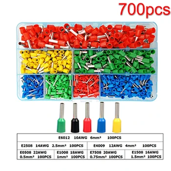 Supplies Connectors 700/800/1740/12500pcs Set Insulated crimping Terminal
Supplies Connectors 700/800/1740/12500pcs Set Insulated crimping Terminal