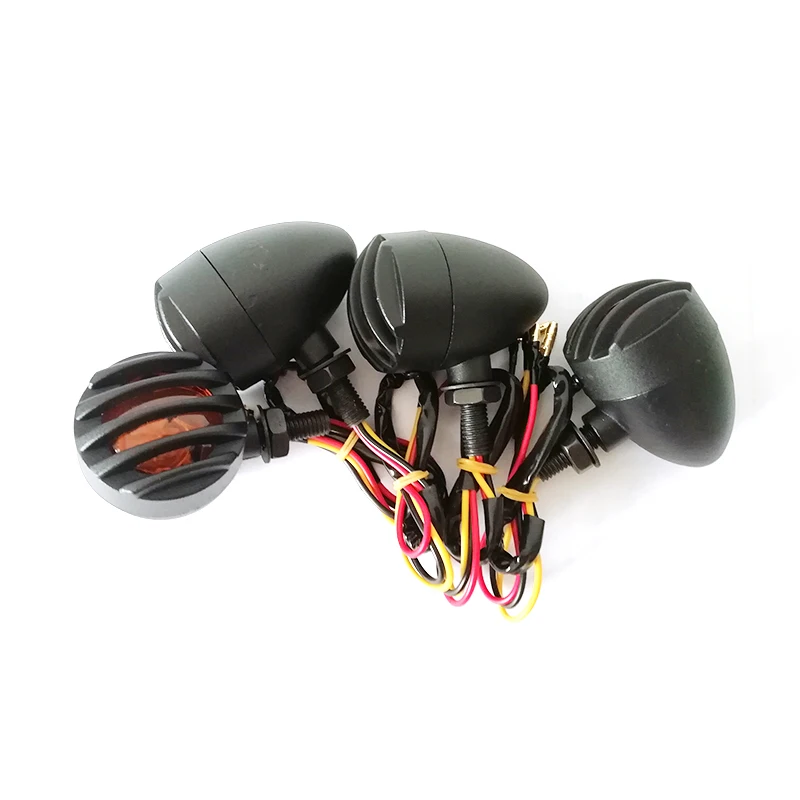 4pcs Motorcycle Turn Signal Lights Amber 12V Grill Bullet Blinker Indicator Light
4pcs Motorcycle Turn Signal Lights Amber 12V Grill Bullet Blinker Indicator Light
