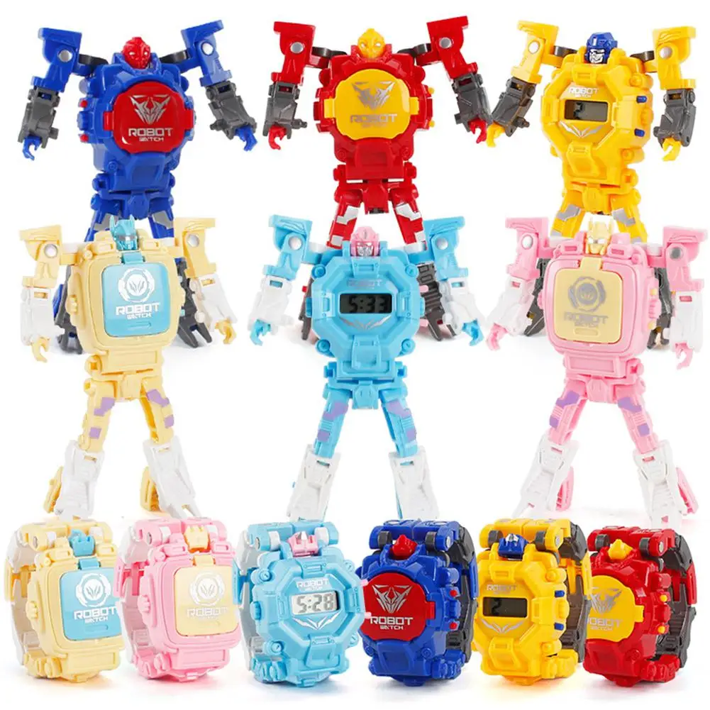 LeadingStar Cartoon Transformable Robot Electronic Wristwatch Digital Display Watch Child Boy Girl Toy
LeadingStar Cartoon Transformable Robot Electronic Wristwatch Digital Display Watch Child Boy Girl Toy