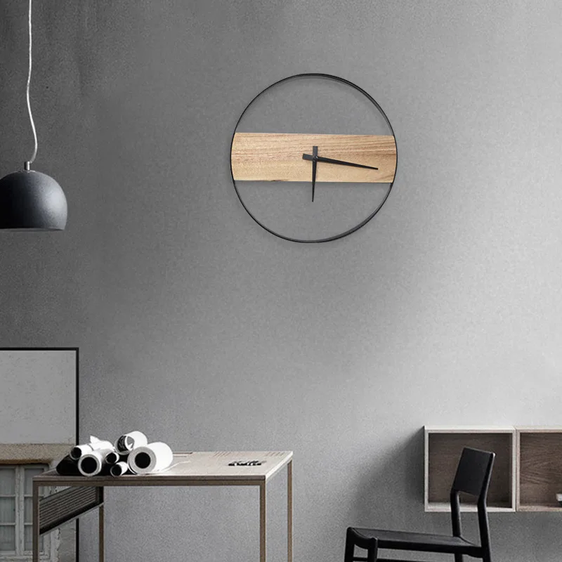 Scandinavian Minimalist Table Living Room Northern European-Style Wall Clock Cool cayi zhong Light Luxury Minimalist Clock House
Scandinavian Minimalist Table Living Room Northern European-Style Wall Clock Cool cayi zhong Light Luxury Minimalist Clock House