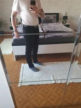 Pantalones largos de negocios para hombre, prenda de vestir elástica de corte recto, sin planchar, de primera calidad, a la moda, Formal