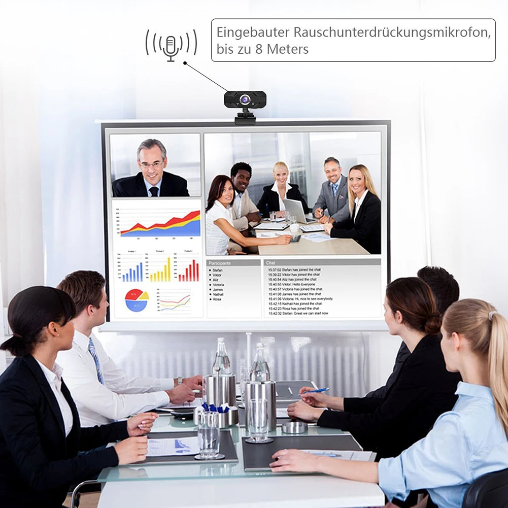 HD 1080P Webcam Mini Computer PC Web Camera with Microphone Rotatable Cameras for Video Calling Conference Work Home
HD 1080P Webcam Mini Computer PC Web Camera with Microphone Rotatable Cameras for Video Calling Conference Work Home