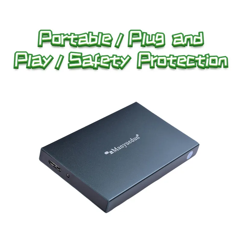 Внешний жесткий диск MANYUEDUN 2 5 дюйма HDD для ноутбука/Mac/PS4/Xbox 120 Гб/160 Гб/250 Гб/ 320 500 750