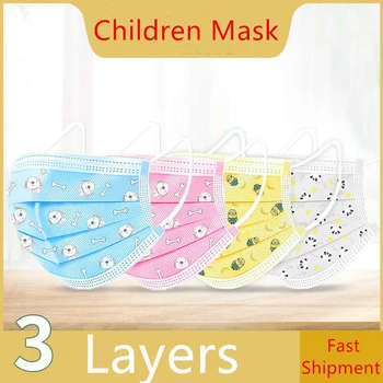 100PCS Children Mouth Mask Disposable 3 Layers 3-15y Cartoon Cute Print Kids Face Mask infantiles masques mondkapjes mascarillas 
100PCS Children Mouth Mask Disposable 3 Layers 3-15y Cartoon Cute Print Kids Face Mask infantiles masques mondkapjes mascarillas