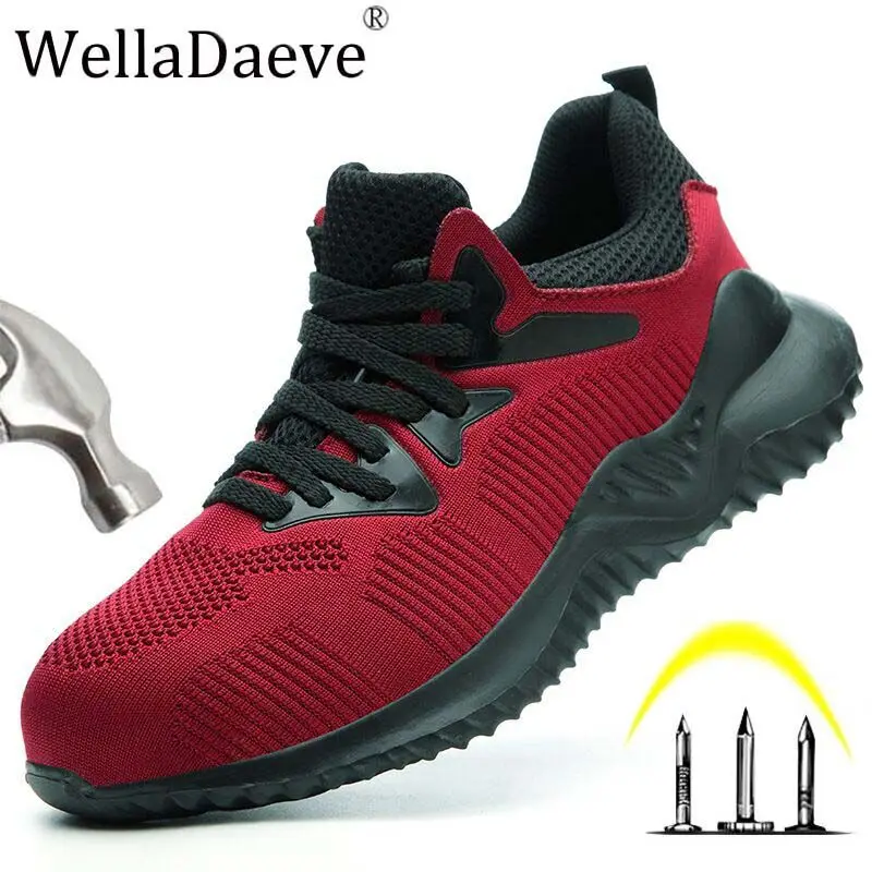 Men's Steel Toe Safety Work Shoes Outdoor Construction Protective Footwear For Men Puncture Proof Work Boots Lightweight Sneaker
Men's Steel Toe Safety Work Shoes Outdoor Construction Protective Footwear For Men Puncture Proof Work Boots Lightweight Sneaker