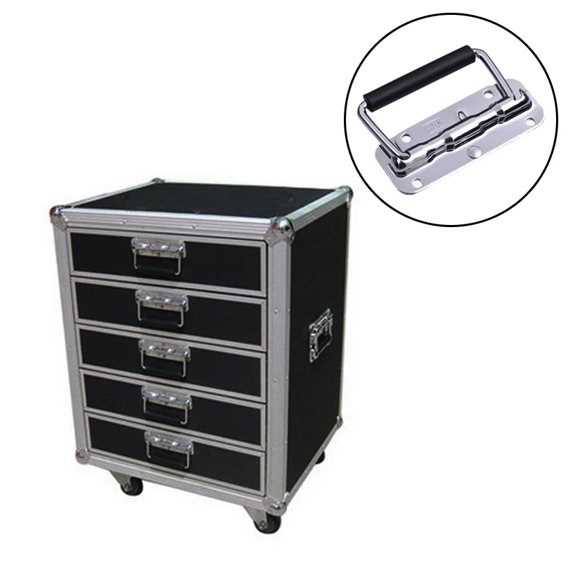 2Pcs 122x76mm Metal Puller Boxes Chest Handle Folding Spring Handle for Tool Box Suitcases Pull Drawer Hardware Accessories
2Pcs 122x76mm Metal Puller Boxes Chest Handle Folding Spring Handle for Tool Box Suitcases Pull Drawer Hardware Accessories