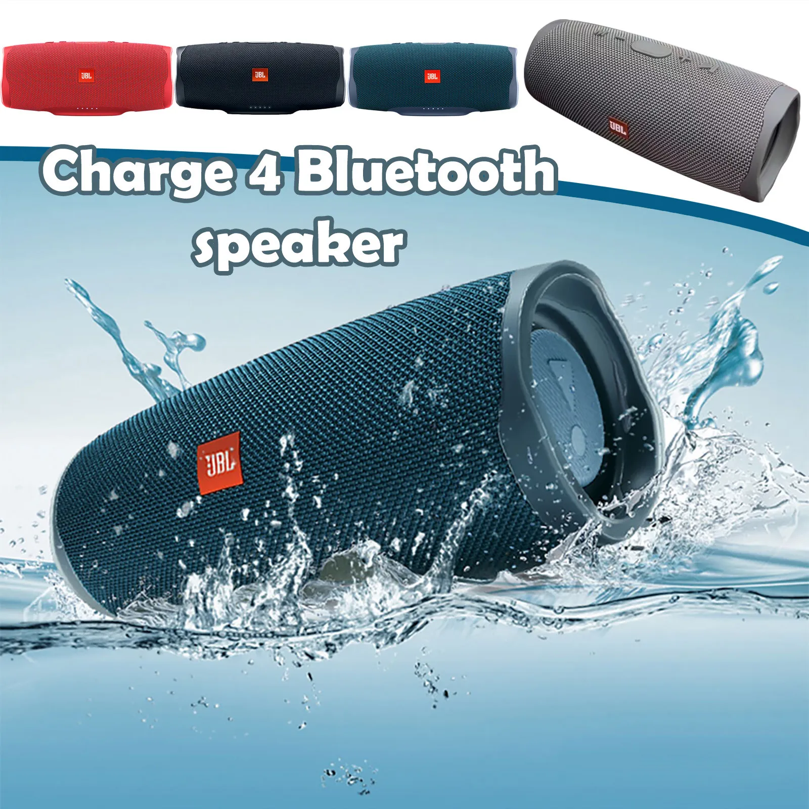 Bluetooth-Колонка JBL Charge 4 Ipx7 водостойкая | Электроника