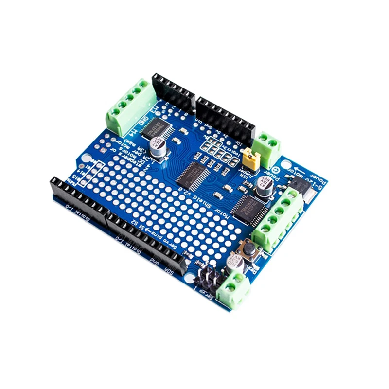 official IIC I2C TB6612 Mosfet Stepper Motor PCA9685 PWM Servo Driver Shield V2 For Arduino Robot Uno Mega R3 Replace L293D | Электронные