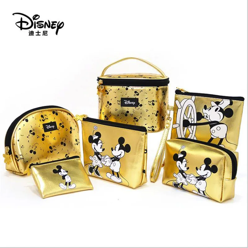 1 pc Disney Mickey Minnie Mouse portable cosmetic make up bag multi-purpose storage tsum coin cartoon purse Golden handbag
1 pc Disney Mickey Minnie Mouse portable cosmetic make up bag multi-purpose storage tsum coin cartoon purse Golden handbag