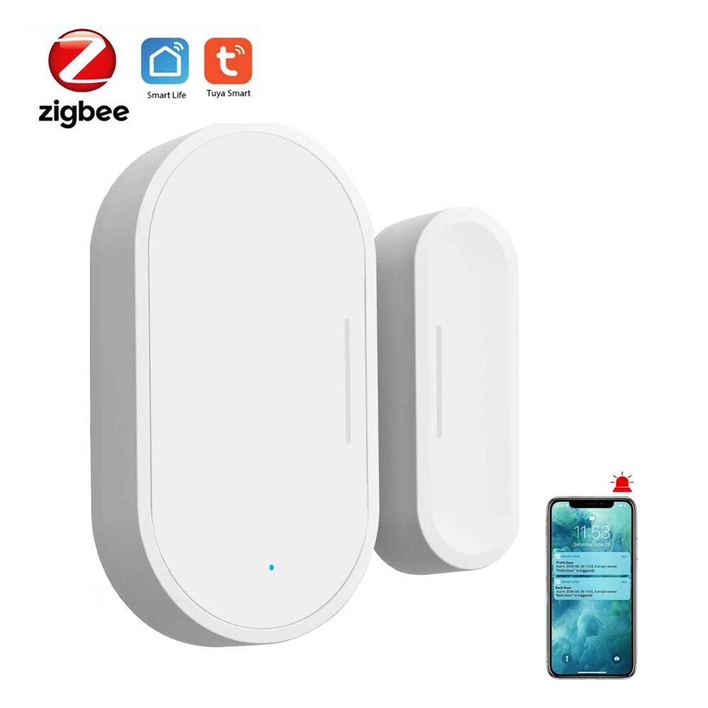 Door Sensor Zigbee Door Window Sensor Open Entry Smart Security Alarms Compatible with Alexa Google No Hub Required App Control
Door Sensor Zigbee Door Window Sensor Open Entry Smart Security Alarms Compatible with Alexa Google No Hub Required App Control
