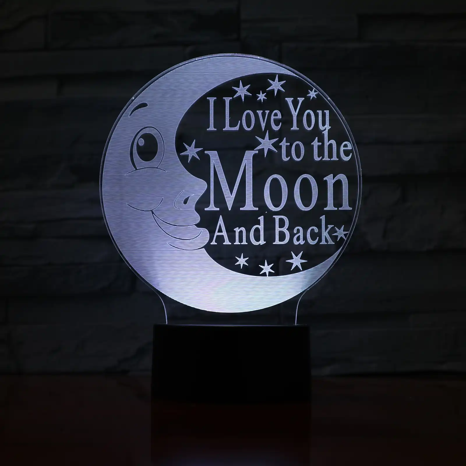 doll 3d led night light 7 color changing lamp room decoration