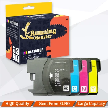 

4PK Ink Cartridges Lc980 Lc1100 for Brother DCP-145C 165C 195C 197C 385C 585CW 6690CW MFC-250C 290C 490CW 5890CN 5895CW Printer