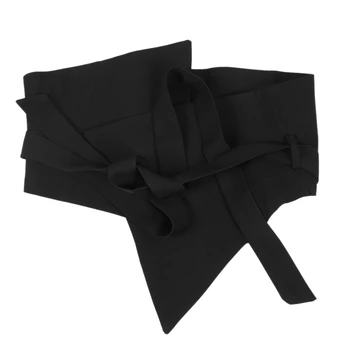 Black Cloth Asymmetrical Bow Bandage Wide Belt Personality Women New Fashion Tide All-Match Autumn Winter
Black Cloth Asymmetrical Bow Bandage Wide Belt Personality Women New Fashion Tide All-Match Autumn Winter