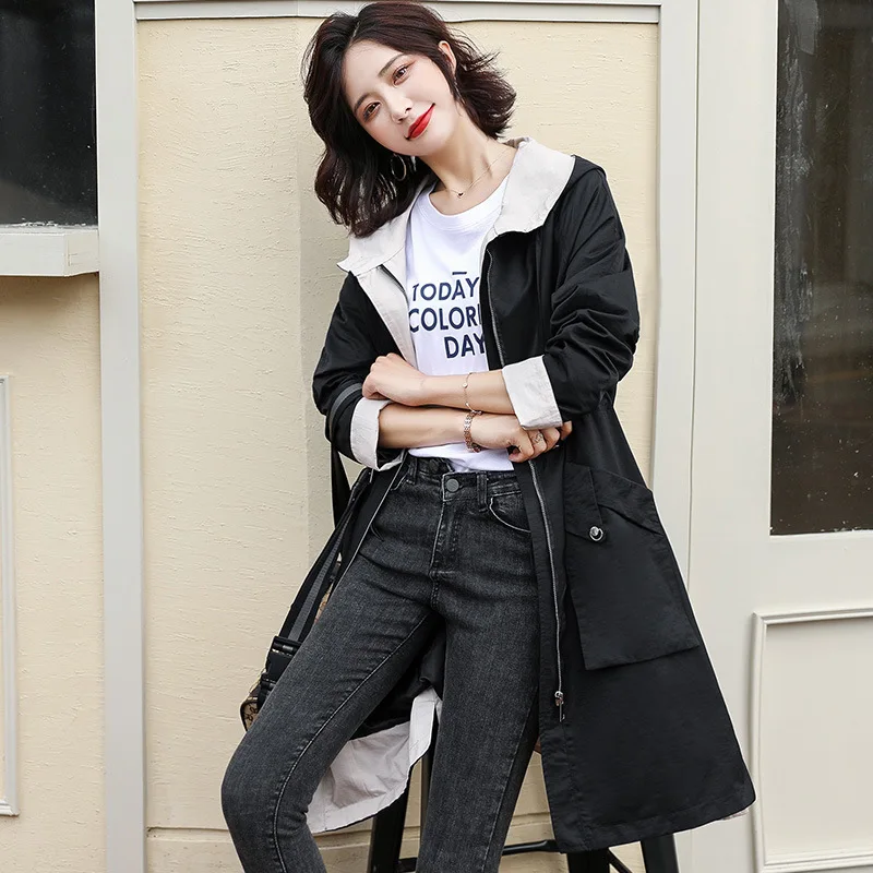 Autumn Trench Coat Women's Mid-length Thin Type for Spring And Autumn Korean-style Loose-Fit Drawstring 2019 Early Autumn New St
Autumn Trench Coat Women's Mid-length Thin Type for Spring And Autumn Korean-style Loose-Fit Drawstring 2019 Early Autumn New St