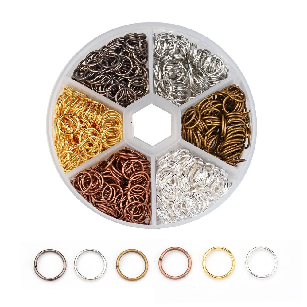 Jump Ring Mixed Split Rings Connectors Multiple For DIY Circle Jewelry Making Accessories Kits Box Set 4/5/6/7mm Box Set
Jump Ring Mixed Split Rings Connectors Multiple For DIY Circle Jewelry Making Accessories Kits Box Set 4/5/6/7mm Box Set