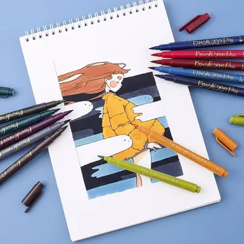 2020 New 12 Color Calligraphy Marker Brush Pen Large Regular Script Art Drawing Signature
2020 New 12 Color Calligraphy Marker Brush Pen Large Regular Script Art Drawing Signature