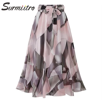 Surmiitro Long Skirt Women For 2020 Spring Summer Fashion Boho Ladies Korean White Black Chiffon High Waist Maxi Skirt Female
Surmiitro Long Skirt Women For 2020 Spring Summer Fashion Boho Ladies Korean White Black Chiffon High Waist Maxi Skirt Female