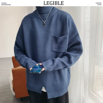 LEGIBLE Men Turtleneck Sweater Mens Winter Designer Pullover Sweater Male Black Loose Solid Harajuku Clothing Colorful
LEGIBLE Men Turtleneck Sweater Mens Winter Designer Pullover Sweater Male Black Loose Solid Harajuku Clothing Colorful