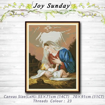 Madonna and child decor painting 14CT 11CT counted cross stitch kits embroidery sets Needlework Sets Home decor
Madonna and child decor painting 14CT 11CT counted cross stitch kits embroidery sets Needlework Sets Home decor