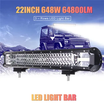 1pcs 648W 6000K 22INCH LED Light Bar And One Mounting Set With 60 degree Flood And 30 degree Spot For Automobile
1pcs 648W 6000K 22INCH LED Light Bar And One Mounting Set With 60 degree Flood And 30 degree Spot For Automobile