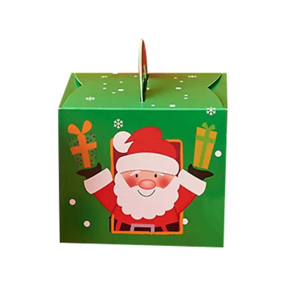 pattern diy christmas eve apple gift decoration gift box 32pcs