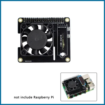 Raspberry Pi 4 Intelligent Control Fan Speed Temperature Control LCD Ice Fan Expention Board for Raspberry Pi 4 Model B/3B+/3B
Raspberry Pi 4 Intelligent Control Fan Speed Temperature Control LCD Ice Fan Expention Board for Raspberry Pi 4 Model B/3B+/3B