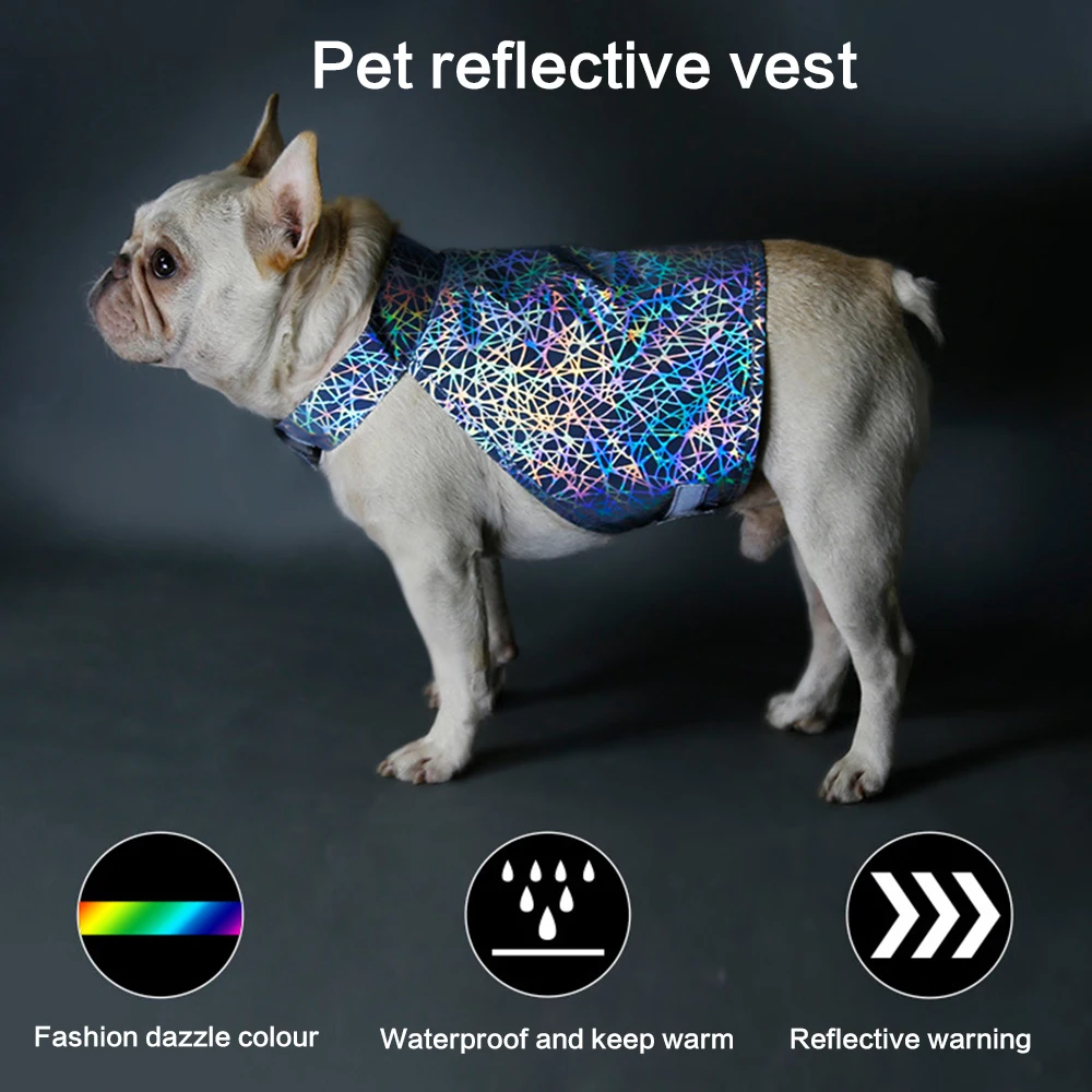 Pet Clothes Cool Reflective Dog Vest Night Tech Sense Dog Reflective Vest Colorful Nest Pet Jacket Clothes Dropshipping
Pet Clothes Cool Reflective Dog Vest Night Tech Sense Dog Reflective Vest Colorful Nest Pet Jacket Clothes Dropshipping