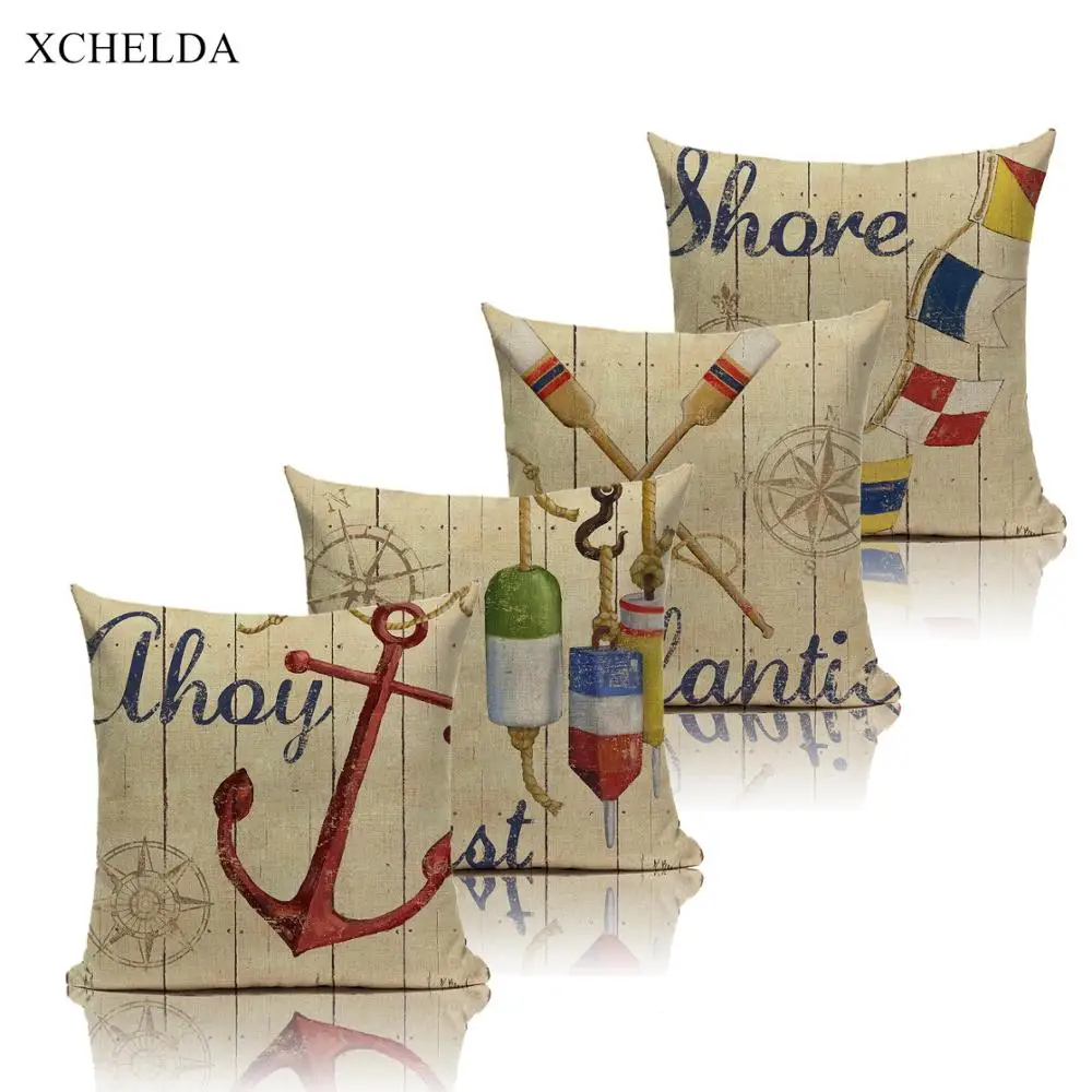 Cushion Cover Nautical Sailor Anchor Sea Style Theme Linen Throw Pillowcase Marine Decorative Pillow case for Home Sofa Car Seat
Cushion Cover Nautical Sailor Anchor Sea Style Theme Linen Throw Pillowcase Marine Decorative Pillow case for Home Sofa Car Seat