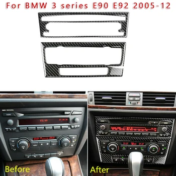 2 Pcs Car Accessories Decoration Carbon Fiber Console Control Panel Sticker Trim For BMW 3 Series E90 E92 2005-12
2 Pcs Car Accessories Decoration Carbon Fiber Console Control Panel Sticker Trim For BMW 3 Series E90 E92 2005-12