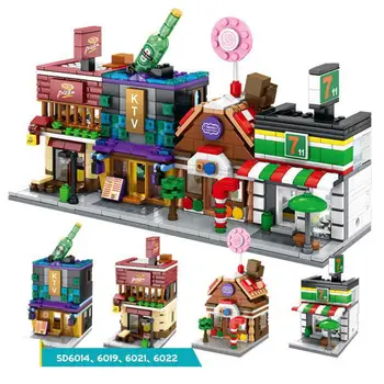 3D Mini City Street Retail Store Cafe Apple Mini Shop Educational Compatible Model Building Blocks Toys For Children
3D Mini City Street Retail Store Cafe Apple Mini Shop Educational Compatible Model Building Blocks Toys For Children