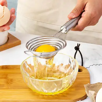 1*Egg Separator Yolk Divider подставка для яиц Stainless Steel Egg Holder Egg Storage Cooking Baking Kitchen Tools porta huevos
1*Egg Separator Yolk Divider подставка для яиц Stainless Steel Egg Holder Egg Storage Cooking Baking Kitchen Tools porta huevos