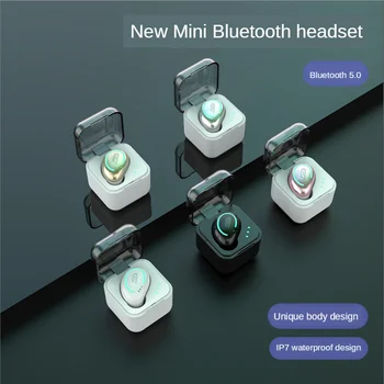 Wireless Mini Bluetooth Headset Bluetooth 5.0 Single Ear Call Earphone IPX7 Waterproof Mini Ear Buds Suitable for Android Ios
Wireless Mini Bluetooth Headset Bluetooth 5.0 Single Ear Call Earphone IPX7 Waterproof Mini Ear Buds Suitable for Android Ios