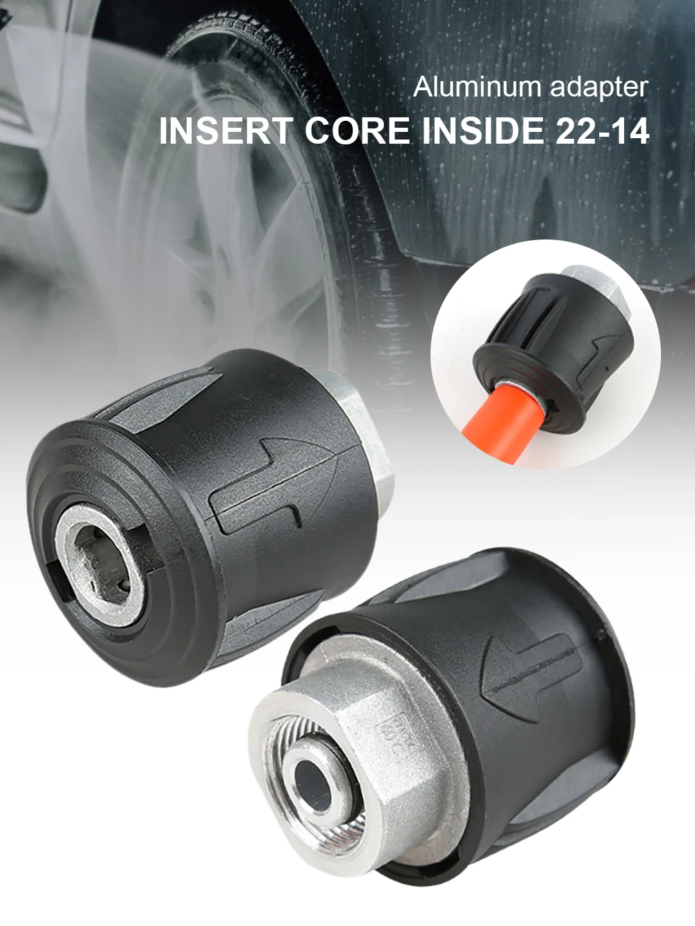 Top Hose Connector Pressure Washer Adapter Kit Quick Connect&ReleasePower Washer Fitting M22x14mm Connector For Karcher K Series
Top Hose Connector Pressure Washer Adapter Kit Quick Connect&ReleasePower Washer Fitting M22x14mm Connector For Karcher K Series