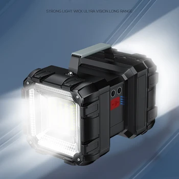 Portable Searchlight Handheld Lighting LED Spotlight Hunting Camping Flashlight Light USB Rechargeable Super Bright Dual Head
Portable Searchlight Handheld Lighting LED Spotlight Hunting Camping Flashlight Light USB Rechargeable Super Bright Dual Head