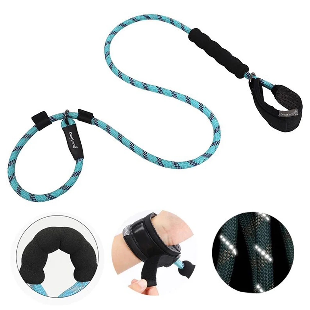 Reflective Dog Leash For Medium Large Dogs Easy Control Handle Comfortable Pet Leash Hands Free No Pull Training Strong Rope
Reflective Dog Leash For Medium Large Dogs Easy Control Handle Comfortable Pet Leash Hands Free No Pull Training Strong Rope