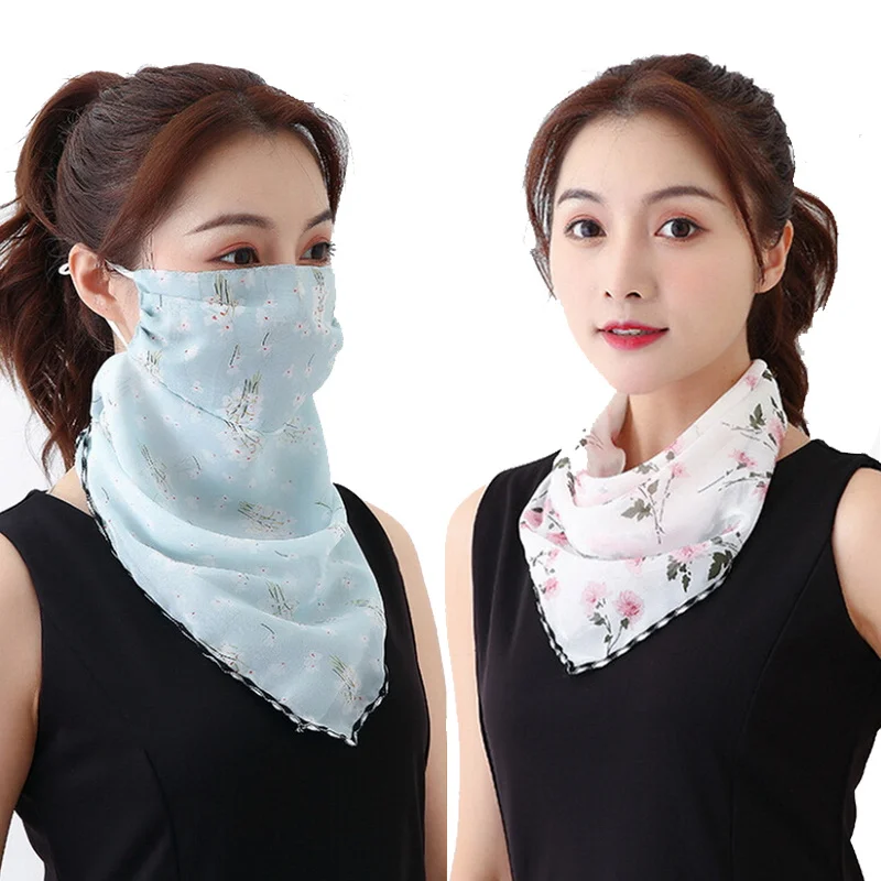 Sunscreen Neck Protection Thin Summer Breathable Silk Scarf Full Covering Chiffon Triangle Scarf Outdoor Riding
Sunscreen Neck Protection Thin Summer Breathable Silk Scarf Full Covering Chiffon Triangle Scarf Outdoor Riding