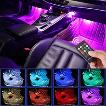 RGB Interior Car Led Lights LED APP and Remote Control Multicolor Music Sync Under Dash Car Lighting Decoration with Car Charger
RGB Interior Car Led Lights LED APP and Remote Control Multicolor Music Sync Under Dash Car Lighting Decoration with Car Charger