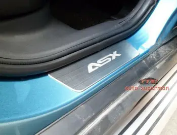 304 Steel Door sill scuff plate For Mitsubishi ASX RVR Outlander sport 2016 2017 
304 Steel Door sill scuff plate For Mitsubishi ASX RVR Outlander sport 2016 2017