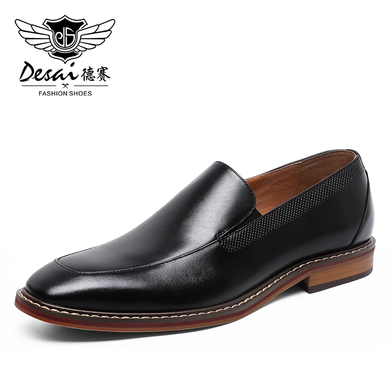 DESAI Men's Loafers Shoes Top Quality Easy Wear Genuine Mens Men Casual Natural Leather Loafers 2020 Brown Black
DESAI Men's Loafers Shoes Top Quality Easy Wear Genuine Mens Men Casual Natural Leather Loafers 2020 Brown Black