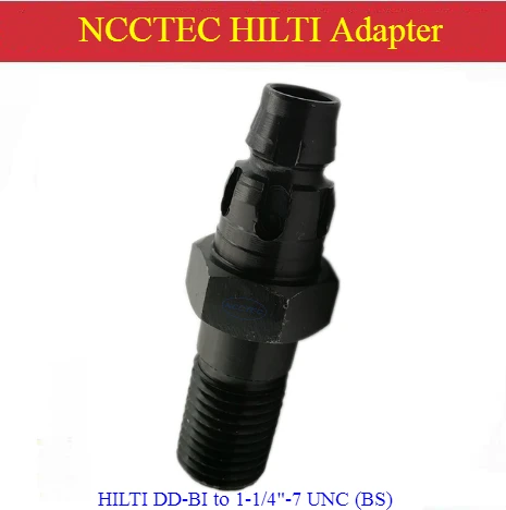 

adapter connector HILTI DD-BI to 1-1/4"-7 UNC (BS) BI to BS for Diamond Core Drill Bits Machines converter