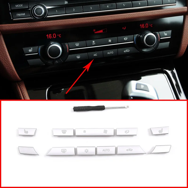 For BMW 5 series F10 2011- 16 ABS chrome Window button Cover sticker Car Styling Replacement accessories 11 pcs
For BMW 5 series F10 2011- 16 ABS chrome Window button Cover sticker Car Styling Replacement accessories 11 pcs