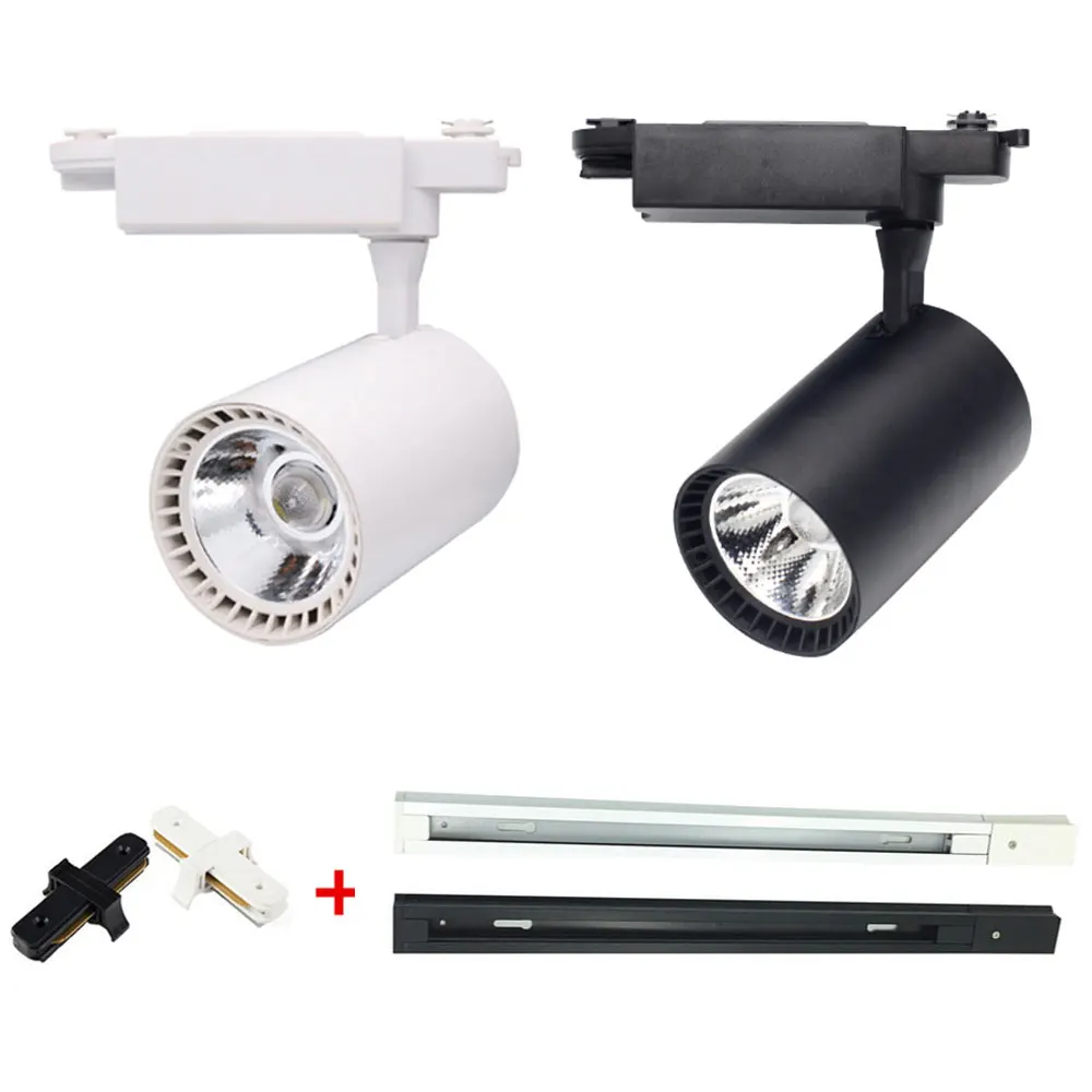 COB 20W LED Track Light Aluminum Ceiling Rail Track Lighting Spot Rail Spotlights Replace Halogen Lamps
COB 20W LED Track Light Aluminum Ceiling Rail Track Lighting Spot Rail Spotlights Replace Halogen Lamps