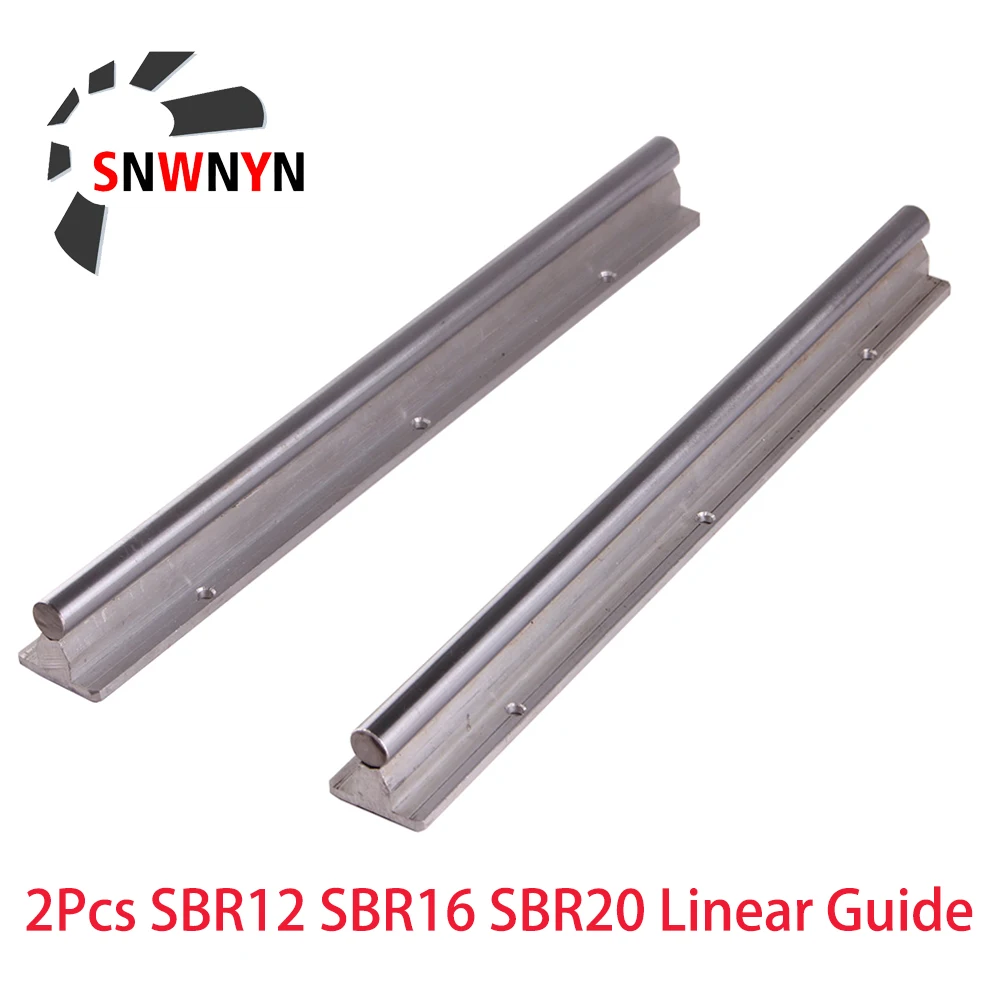 1000mm 500mm SBR 16 20 SBR16 SBR20 Linear Guide Rail Fully Supported Rod 300mm