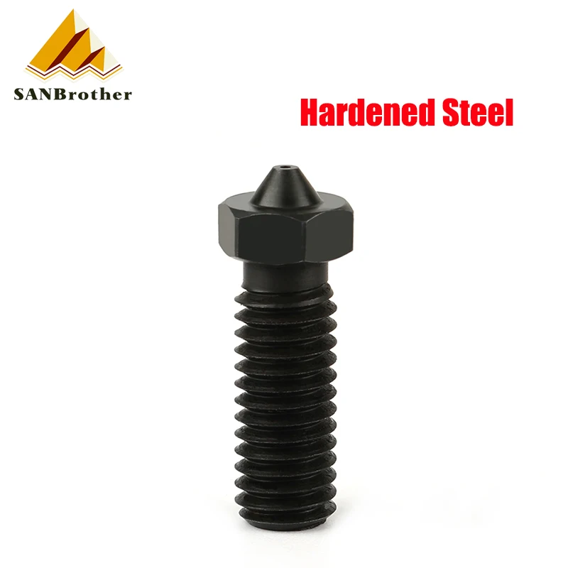 1PC Hardened Steel Volcano Nozzles For High Temperature 3D Printing PEI PEEK Carbon Fiber Filament For E3D Volcano Hotend
1PC Hardened Steel Volcano Nozzles For High Temperature 3D Printing PEI PEEK Carbon Fiber Filament For E3D Volcano Hotend