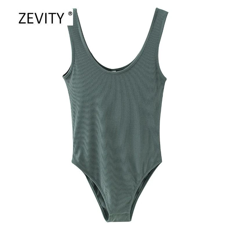 Zevity Новый женский модный однотонный боди для похудения шикарный жилет с круглым