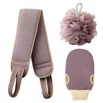 3pcs Massage Body Cleaning Back Scrubber Set Towel Brush Soft Hanging Hole Bath Gloves Exfoliating Skin Home Hotel Washcloth
3pcs Massage Body Cleaning Back Scrubber Set Towel Brush Soft Hanging Hole Bath Gloves Exfoliating Skin Home Hotel Washcloth